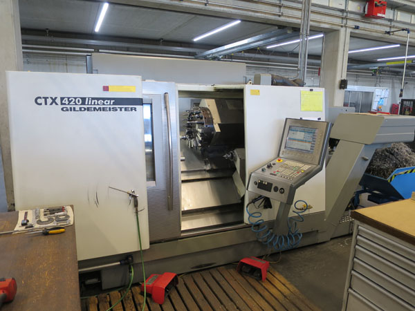 CNC Turning & milling centers GILDEMEISTER CTX 420 Linear