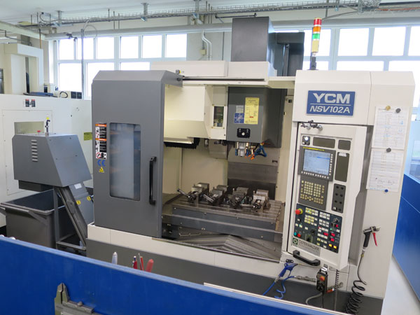 CNC vertical machining centres YCM NSV 102 A